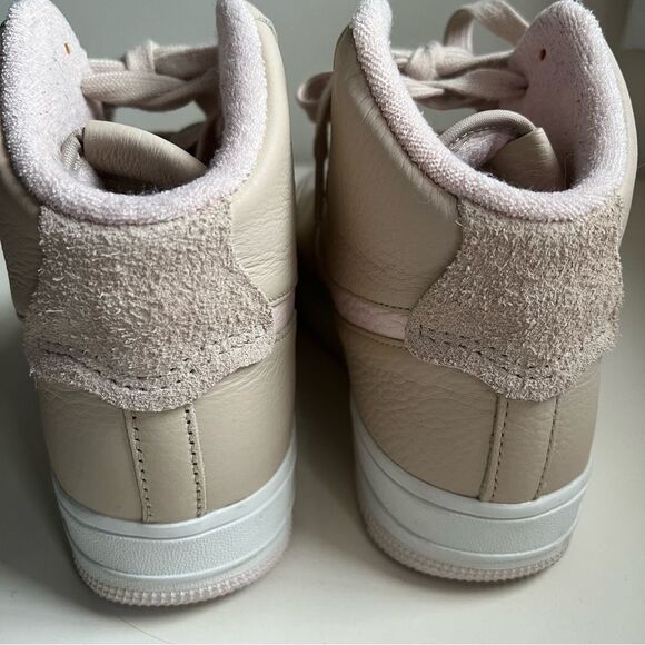 Nike Air Force 1 High Sculpt Linen Sanddrift Beige Pink Size 7 - Picture 5 of 9